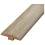 Performance Accessories 84" x 2" Engineered Hardwood Floating or Staple Down T-Molding - Sold by Piece (7 LF/Piece) Coastal Mist