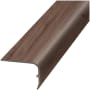 Performance Accessories 79" x 2" Vinyl Glue Down Stair Nose - Sold by Piece (6.58 LF/Piece) Lupine Hickory
