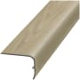 Performance Accessories 79" x 2" Vinyl Glue Down Stair Nose - Sold by Piece (6.58 LF/Piece) Timely Oak
