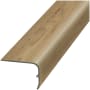 Performance Accessories 79" x 2" Vinyl Glue Down Stair Nose - Sold by Piece (6.58 LF/Piece) Toronto Hickory