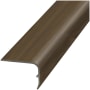 Performance Accessories 79" x 2" Vinyl Glue Down Stair Nose - Sold by Piece (6.58 LF/Piece) Gray Sky Walnut