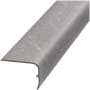 Performance Accessories 79" x 2" Vinyl Glue Down Stair Nose - Sold by Piece (6.58 LF/Piece) Greystone Marble