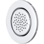 Perrin and Rowe Single Function Round Brass Body Spray Polished Chrome