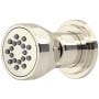 Perrin and Rowe Single Function Round Brass Body Spray Polished Nickel