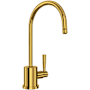 Perrin and Rowe Holborn 0.5 GPM Cold Water Dispenser Unlacquered Brass (Living Finish)