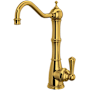 Perrin and Rowe Edwardian 0.5 GPM Cold Water Dispenser Unlacquered Brass (Living Finish)