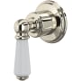 Perrin and Rowe Edwardian 3 Function Diverter Valve Trim - Less Valve Polished Nickel