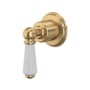Perrin and Rowe Edwardian 3 Function Diverter Valve Trim - Less Valve Satin English Gold