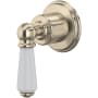 Perrin and Rowe Edwardian 3 Function Diverter Valve Trim - Less Valve Satin Nickel
