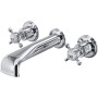 Perrin and Rowe Edwardian Wall Mounted Tub Filler Polished Chrome