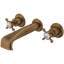 Perrin and Rowe Edwardian Wall Mounted Tub Filler English Bronze