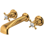 Perrin and Rowe Edwardian Wall Mounted Tub Filler English Gold