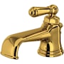 Perrin and Rowe Edwardian 1.2 GPM Single Hole Bathroom Faucet with Pop-Up Drain Assembly Unlacquered Brass (Living Finish)