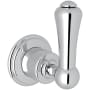 Perrin and Rowe Georgian Era Single Handle 3 Function Diverter / Volume Control Valve Trim - Less Valve Polished Chrome
