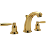 Perrin and Rowe Holborn 1.2 GPM Widespread Bathroom Faucet with Pop-Up Drain Assembly Unlacquered Brass (Living Finish)
