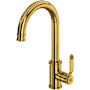 Perrin and Rowe Armstrong 1.8 GPM Single Hole Bar Faucet Unlacquered Brass (Living Finish)