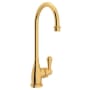 Perrin and Rowe Georgian Era 1.8 GPM Single Hole Bar Faucet English Gold