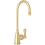 Perrin and Rowe Georgian Era 1.8 GPM Single Hole Bar Faucet Satin English Gold