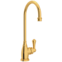 Perrin and Rowe Georgian Era 1.8 GPM Single Hole Bar Faucet Unlacquered Brass