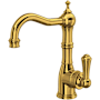 Perrin and Rowe Edwardian 1.8 GPM Single Hole Bar Faucet Unlacquered Brass (Living Finish)