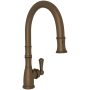 Perrin and Rowe Georgian Era 1.8 GPM Single Hole Pull Down Kitchen Faucet English Bronze