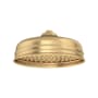 Perrin and Rowe 1.8 GPM Single Function Rain Shower Head Satin English Gold