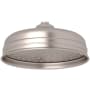 Perrin and Rowe 1.8 GPM Single Function Rain Shower Head Satin Nickel