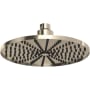 Perrin and Rowe Holborn 1.8 GPM Single Function Shower Head Satin Nickel