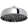 Perrin and Rowe 1.8 GPM Single Function Rain Shower Head Polished Chrome