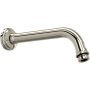 Perrin and Rowe 7" Wall Mounted Shower Arm and Flange Polished Nickel