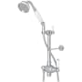 Perrin and Rowe Edwardian 1.8 GPM Single Function Hand Shower Package - Includes Slide Bar and Hose Polished Chrome