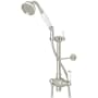 Perrin and Rowe Edwardian 1.8 GPM Single Function Hand Shower Package - Includes Slide Bar and Hose Polished Nickel