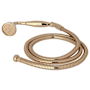 Perrin and Rowe 1.8 GPM Single Function Hand Shower - Includes Hose Unlacquered Brass (Living Finish)