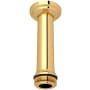 Perrin and Rowe 4" Ceiling Mounted Shower Arm and Flange English Gold