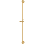 Perrin and Rowe 24" Adjustable Slide Bar English Gold