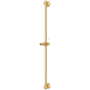 Perrin and Rowe 24" Adjustable Slide Bar Unlacquered Brass