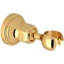 Perrin and Rowe Brass Wall Mounted Hand Shower Holder English Gold