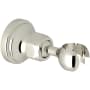 Perrin and Rowe Brass Wall Mounted Hand Shower Holder Polished Nickel