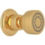 Perrin and Rowe Single Function Round Brass Body Spray English Gold