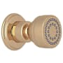 Perrin and Rowe Single Function Round Brass Body Spray Unlacquered Brass (Living Finish)