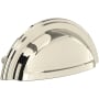 Perrin and Rowe 3 Inch Center to Center Cup Cabinet Pull - Pack of 5 Polished Nickel