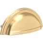 Perrin and Rowe 3 Inch Center to Center Cup Cabinet Pull - Pack of 5 Satin English Gold