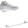 Perrin and Rowe Deco 18" Towel Bar Polished Chrome