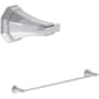 Perrin and Rowe Deco 24" Towel Bar Polished Chrome