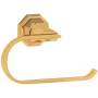 Perrin and Rowe Deco Wall Mounted Euro Toilet Paper Holder English Gold
