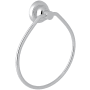 Perrin and Rowe Holborn 6-1/2" Wall Mounted Towel Ring Polished Chrome