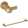 Perrin and Rowe Holborn 24" Towel Bar Unlacquered Brass (Living Finish)