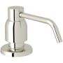 Perrin and Rowe Holborn Deck Mounted Soap Dispenser with 16 oz Capacity Polished Nickel