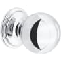 Perrin and Rowe 1-1/4 Inch Round Cabinet Knob - Pack of 5 Polished Chrome