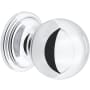 Perrin and Rowe 1 Inch Round Cabinet Knob - Pack of 5 Polished Chrome